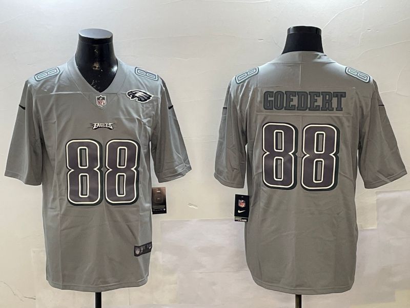 Men Philadelphia Eagles #88 Goedert Grey 2025 Nike Vapor Limited NFL Jersey style 2101->philadelphia eagles->NFL Jersey